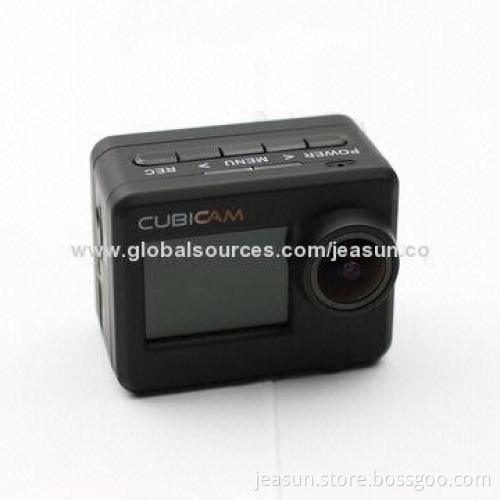 Real 1,080P Full HD Waterproof Mini Sports Action Camera with RF remote controller